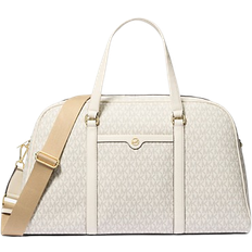 Michael Kors Canvas Weekend Bags Michael Kors Jet Set Travel Extra Large Signature Logo Weekender Bag - Lt Crm Multi