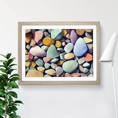 Oak Wall Decor House of Hampton Turning River Pebbles Oak 25cm H x 34cm W x 2cm D Wall Decor