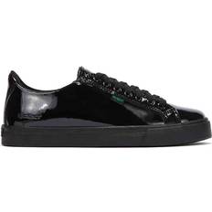 Textile Low Top Shoes Children's Shoes Kickers Youth Tovni Lacer Patent Leather - Black