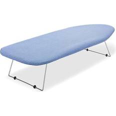 tabletop ironing board with scorch resistant cover blue
