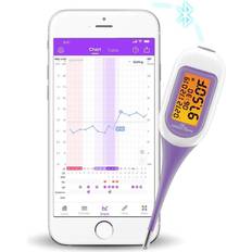 Fever Thermometers Easy@Home Smart Basal Thermometer Purple