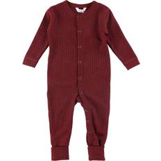 Merinowolle Nachtwäsche Joha Wool Pyjamas - Bordeaux