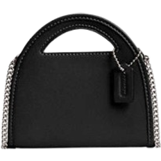 Coach Top Handle Card Case - Glovetanned Leather/Silver/Black