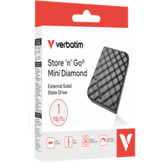 Verbatim Harddiske Verbatim Store 'n Go Mini Diamond USB-C 1TB