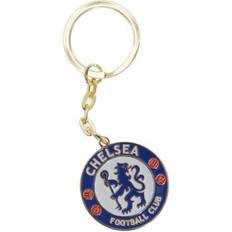 Wallets & Key Holders Chelsea FC Official Metal Football Crest Keyring - Blue/White