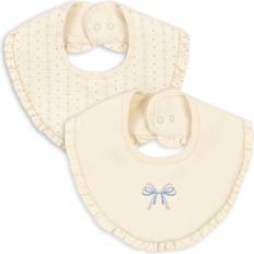 Barnserviser på rea Konges Sløjd Basic 2-Pack Frill Bib Fete De Fleur