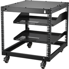 VEVOR 9U Open Frame Server Rack 23''-40'' Adjustable Depth