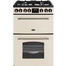 Dual fuel cooker 60cm Belling Farmhouse 60cm Dual Fuel Mini Range Cooker Beige