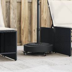 Parasollfot med hjul vidaXL Parasollfot med Hjul Ø38 / 48 mm 27 kg Rund
