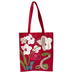 Lunar Year SS Tote Bag - Crimson/Red