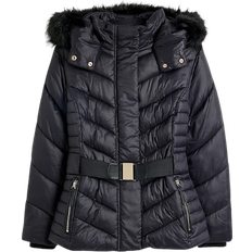 Slim fit River Island Slim Fit Padded Jacket - Black