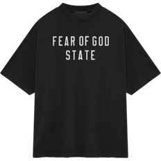 Fear of God Men Tops Fear of God Essentials Heavy Crewneck Tee - Black