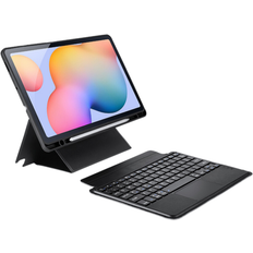 Samsung Galaxy Tab S7+ Tablethoezen Dux ducis Keyboard Cover Suitable For Samsung Galaxy Tab S8 Plus/S7 Plus/S7 FE (2022/2021/2020)