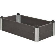 Plus Pipe Raised Bed - Slate Grey 78x138x36cm