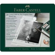 Faber-Castell Crayons de Graphite Faber-Castell Pitt Graphite Matt 9000 Pencils Set of 20