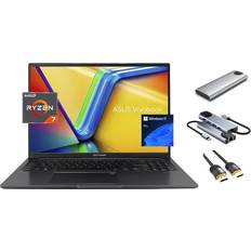 24 GB - Wi-Fi 6 (802.11ax) Laptops Vivobook 16 Laptop, 16" WUXGA, AMD Ryzen 7 7730U (beats i7-1355U), 24GB RAM, 1TB SSD + 256GB Portable SSD, WebCam, Backlit, KeyPad, FP, 3-in-1 External Storage Bundle, US Version KB, Win 11 Pro