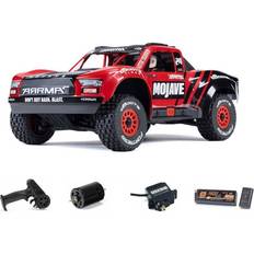 RC Toys Arrma Helidirect Mojave GROM MEGA 380 Brushed 4X4 Small Scale Desert RC Truck 1/18 4WD RTR Racing Cars Remote Control Truck, RC Cars, Toys for Adults Red/Black (Red/Black)