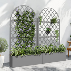 Arlmont & Co Arch Metal Planter Box 73.3 H x 35.4 W x 15.7 D