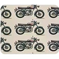 VAPOKF Retro Motorcycles Mouse Pad 8.3 x 9.8 inch