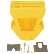Pallet Trucks Vestil Economical Pallet Truck Caddy 18.625 H x 16.25 W x 7.75 D in Yellow 16.25" W X 7.75" D Wayfair (16.25" W X 7.75" D)