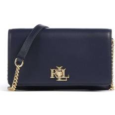 Azul Carteras de mano Lauren Ralph Lauren Cartera De Piel Con Cierre De Giro - Navy