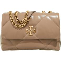 Tory Burch Skuldertasker Tory Burch Diamantquiltet Læder Skuldertaske - Beige