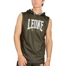 Leone 1947 Logo Sleeveless Hoodie - Green