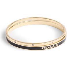 Coach Signature Duo Bangle Boxed Gift Set - Black/Gold