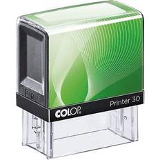 Blåa Poststämplar Colop Colop Printer 30 Stämpel Vit Blå