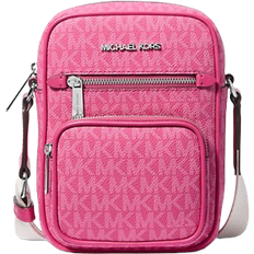 Michael Kors Jet Set Medium Signature Logo Crossbody Bag - Dragonfruit