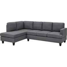 Andover Mills Hiller Gray Sofa 95.2" 2pcs 4 Seater