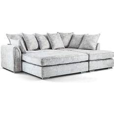 B right B&Q Chiswick Grey Sofa 215cm 4 Seater