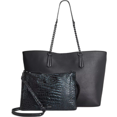 I.N.C International Concepts Zoiey 2 In 1 Extra Large Tote - Black/Blk Croco
