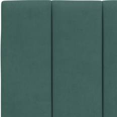 140 cm Sengepakker vidaXL Bett Mit Matratze 140x200 cm Dunkelgrün Betten-Sets