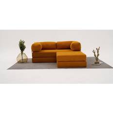 Hörnsoffor - Orange Atelier Del Sofa Hörnsoffa Comfort Orange Soffa 3-sits