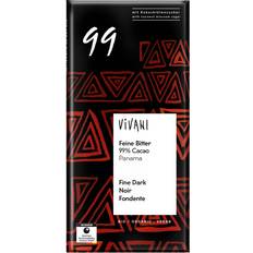 Vivani Chocolate Negro 99 Cacao Bio Vegan 80g 80g