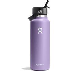 Hydro Flask Wide Mouth Flex Straw Cap Moonshadow Water Bottle 1.18L
