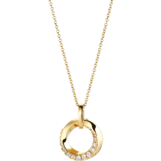 Sif Jakobs Ferrara Grande Necklace - Gold/Transparent