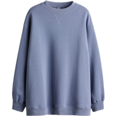 H&M Oversized Sweatshirt - Light Misty Blue