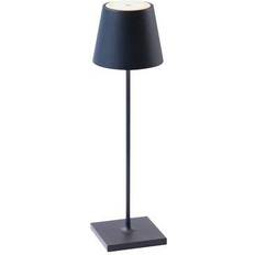 Zafferano America Poldina Pro Steel Blue Table Lamp 15"