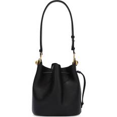 Aftagelig skulderrem - Skind Bucket Bags Furla Mini Bucket Taske Med Sfera Hardware - Sort