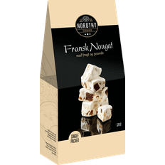 Fransk nougat Nordthy French Nougat with Peanuts and Milk Fruit 120g 1pak