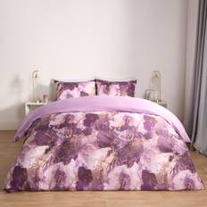 Microfiber Duvet Covers OHS Marble Duvet Cover Purple (200x200cm)