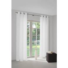 Curtains & Accessories WIRTH Curtain Panel White 132cm Wide x 175cm High