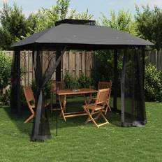 Dakota Fields Cascia Powder Coated Steel Gazebo 2.5m x 2.5m