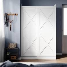 Brambly Cottage Modern 186 x 118 x 50 cm Wardrobe