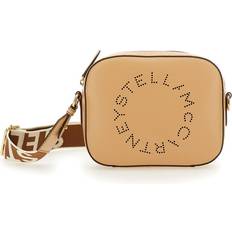 Stella McCartney Dame Tasker Stella McCartney Perforeret Logo Kamerataske Polyester - Beige
