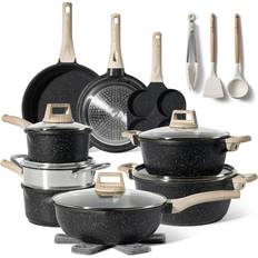 Pots And Pans of 21 Pcs Granite