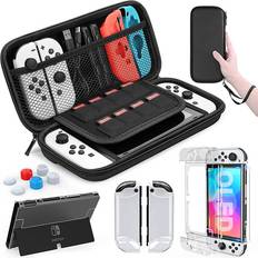 INF Nintendo Switch OLED Etui Med Tilbehør