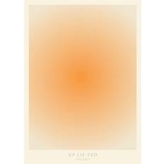 Orange Plakater Peleton Uplifted Orange/White Plakat 70x100cm
